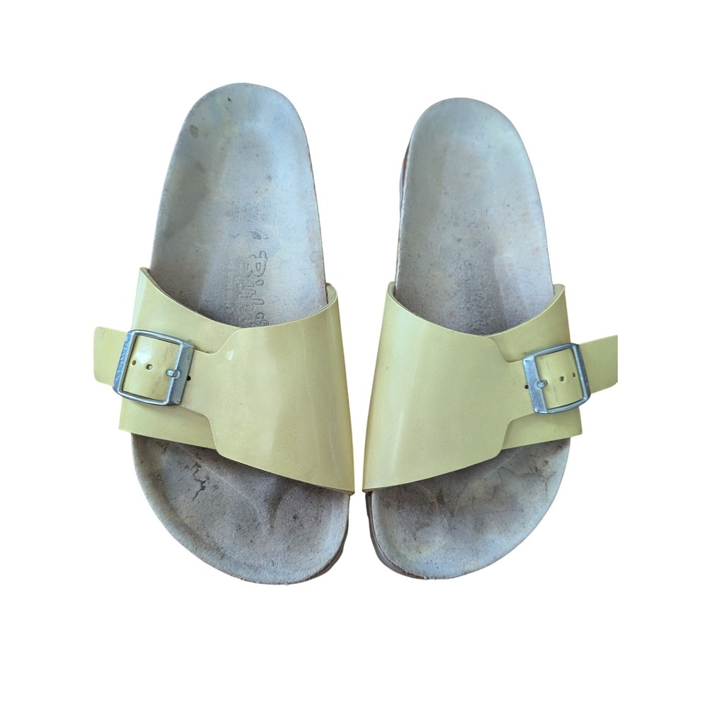 Birkis Slide Sandals Women 8 M Boho Gorpcore Granola Minimalist Summer Comfort